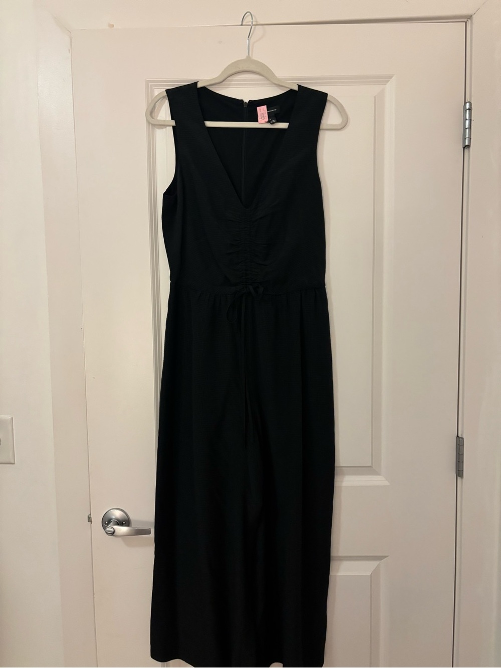 Club Monaco Black Sleeveless V-Neck Jumpsuit